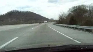 Driving on I-65 in Kentucky