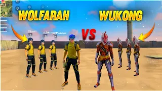 WOLFRAH VS WUKONG FACTORY CHALLENGE | 4 VS 4 WHO WILL WIN | A_S GAMING #factoryfreefire