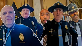 Indiana State Capital First Amendment Audit - (Triggered)