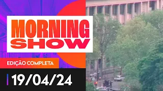 AMEAÇA DE EXPLOSÃO EM EMBAIXADA DO IRÃ NA FRANÇA - MORNING SHOW - 19/04/2024