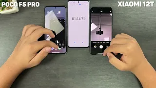 POCO F5 PRO VS XIAOMI 12T - FIRST SPEED TEST