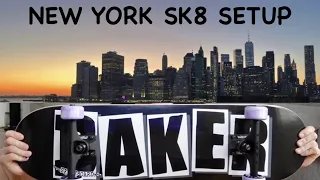 NEW YORK CITY SKATEBOARD SETUP