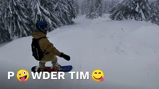 Powder Time 2022 is a Good Time Pilsko Snowboard Freeride Carefull with 🌲🌲🌲