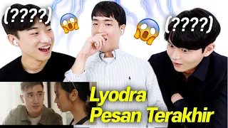 [Reakis Korea] Lyodra - Pesan Terakhir💜 | Orang Korea terkejut melihat video musik itu!!😱