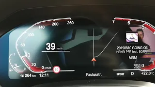 BMW G20 320I 2019 acceleration 0-100