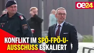 Konflikt im SPÖ-FPÖ-U-Ausschuss eskaliert
