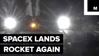 SpaceX Lands Falcon 9 Rocket at Sea Again