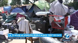 More than 4K homeless people in LA expected to be housed, mayor says