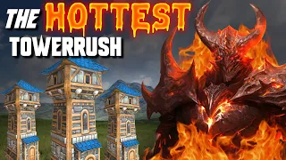 The HOTTEST Tower rush - Solo FIRELORD! - WC3 - Grubby