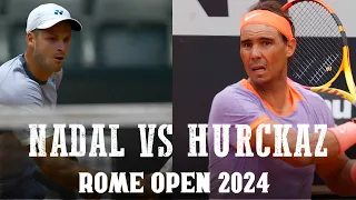 Rafael Nadal vs Hubert Hurkacz - Extended Highlights - Rome Open Tennis 2024