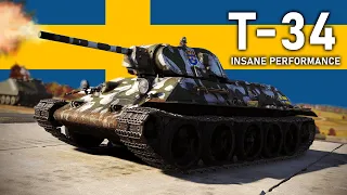 Why the SWEDISH T-34 is simply THE BEST  | War Thunder No Commentary Gameplay