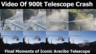 Analyzing Video Footage Of Collapse of Massive Arecibo Telescope