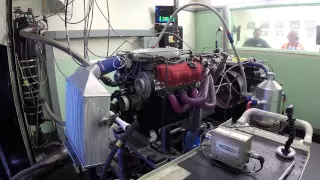 Nissan VG Turbo V6 Engine on the Dyno