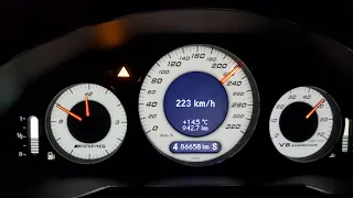 Mercedes CLS55 AMG Acceleration 40-250km/h Stock Car