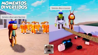 SIMON DICE MOMENTOS DIVERTIDOS CON CHAT DE VOZ (ROBLOX)