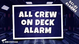 Scifi Space Alarm Sound Effect - Space Crew Emergency