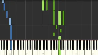 Alan Silvestri  Back To The Future Theme [Piano Tutorial] Synthesia