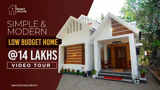 Beautiful low budget single storey home built for 14 lakh