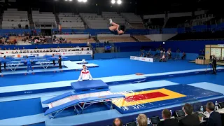 BONARTSEVA Aleksandra (RUS) W - 2019 Trampoline Worlds, Tokyo (JPN) - Qualification Double Mini R2