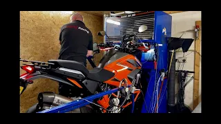 2021 2022 2023 2024 KTM 1290 Super Adventure DYNO EXHAUST COMPARISON AND GRAPHS IN COMMUNITY SECTION