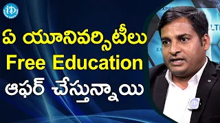 ఏ యూనివర్సిటీలు Free Education ఆఫర్ చేస్తున్నాయి - Sainath Golla (Videsh Consultz) | Study Abroad