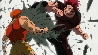 Yujiro easily defeated Hanayama and Baki (English Dub)