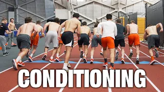 CONDITIONING WORKOUT WITH PRINCETON WRESTLING #training