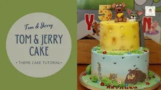 Tom And Jerry Cake/ How to make Tom and Jerry Cake/ Tom and Jerry cartoon Cake Decorating Ideas