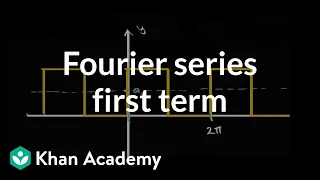 Formula for first term in Fourier Series