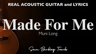 Made For Me - Muni Long (Acoustic Karaoke)