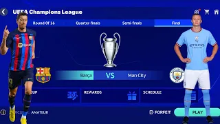 FC Mobile 24 - Bacelona vs Manchester City - UEFA Champions League Final - [4K60fps]