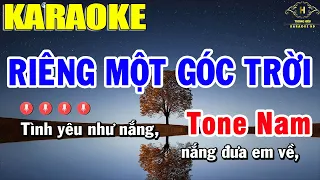 Riêng Một Góc Trời Karaoke Tone Nam | Trọng Hiếu