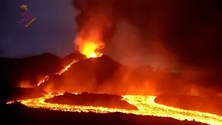 La lava afecta a 680 hectáreas y destruye 1.548 edificaciones de La Palma