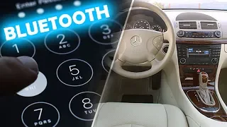 MERCEDES W211 CONNECT MOBILE TO BLUETOOTH CODE 2003 2009 E CLASS