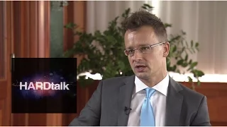 Hungary's FM Peter Szijjarto defends refugee record - BBC HARDtalk