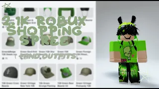 2.1k robux shopping spree + outfits🌱