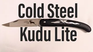 Cold Steel Kudu Lite: A KnivesFAST Review