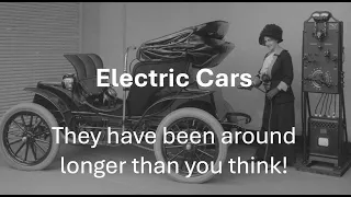 Electric Cars - they have been around longer than you think!