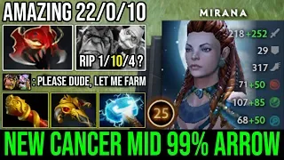 NEW Style Midlane Mirana 12Min Godlike & 100% Deleted Alchemist - Insane Right Click 22Kills DotA 2