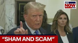 Trump trial video: Trump blasts 'rogue' judge during break at civil fraud trial | LiveNOW from FOX