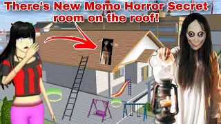 سر رعب مومو There's New Momo Horror Secret room on the roof! | SAKURA SCHOOL SIMULATOR