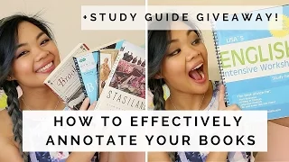 How to effectively annotate your books for school!