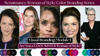 Cool Winter Woman of Style: Discover Your Personal Branding Palette