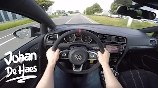 2016 VW Golf GTi Clubsport 265 hp POV test drive GoPro