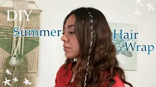 DIY Summer hair wrap tutorial | easy