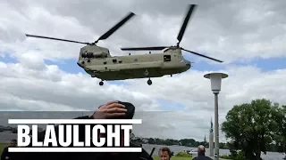 G20-Training mit US-Hubschraubern - Polizei übt Evakuierung an der Alster