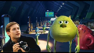 Bully maguire visits Monsters Inc