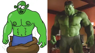 hulk drawing meme - you're making me angry talbots mistake scene meme