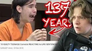 What Did They Do?! - 10 GUILTY TEENAGE Convicts REACTING to LIFE SENTENCES