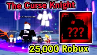 25,000 Robux ตามหา Secret The Curse Knight Roblox Anime Defenders